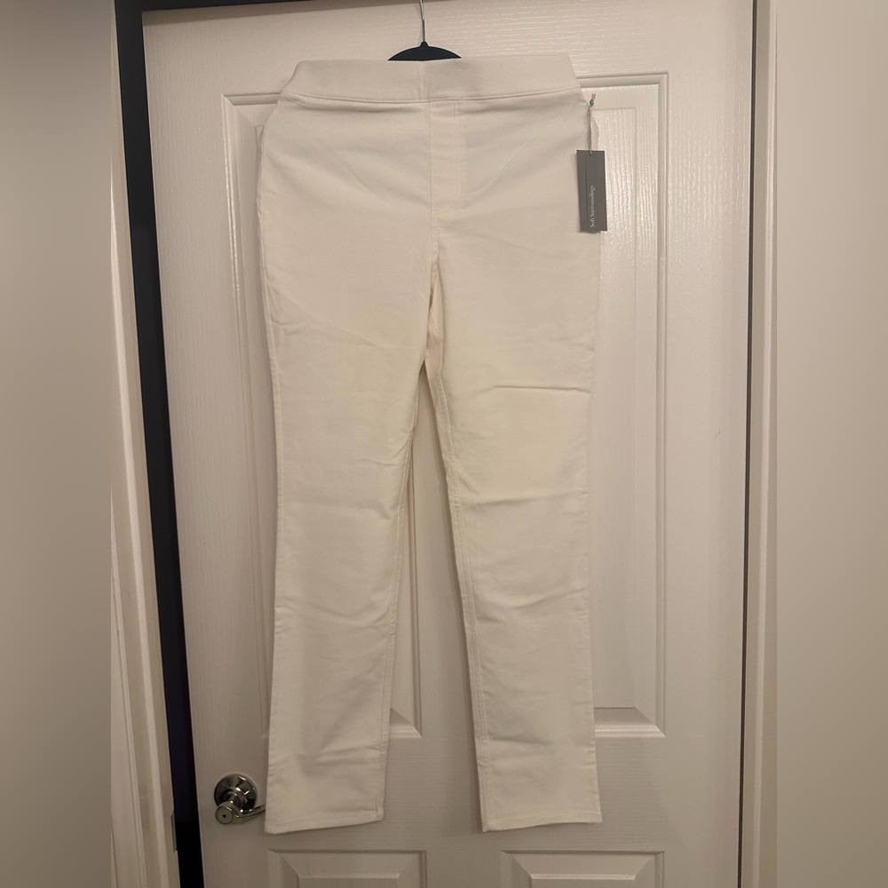 Soft Surroundings Corduroy White Pants